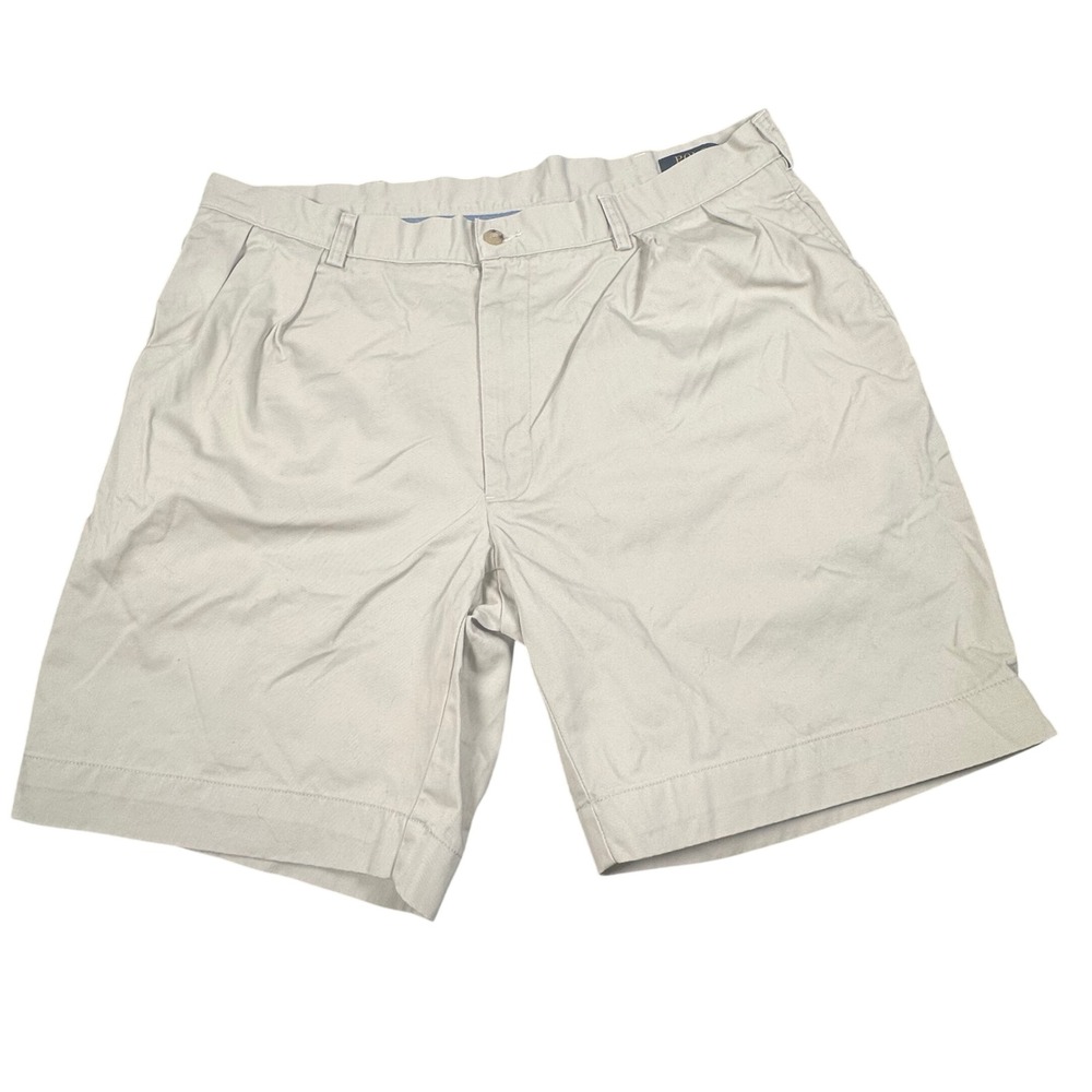 POLO Ralph Lauren Classic Fit Pleated Size‎ 38 Beige Khaki Shorts